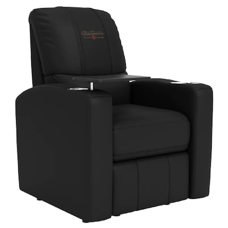 Stealth Power Plus Recliner With Toronto Raptors Primary 2019 Champions Alternate  Logo